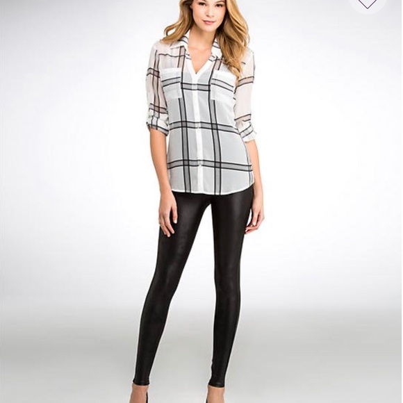 SPANX Other - SPANX FAUX LEATHER LEGGINGS